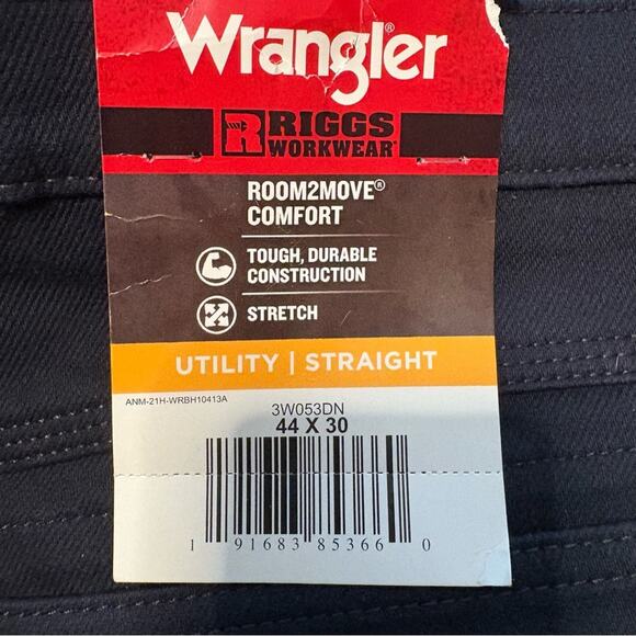 NWT Wrangler RIGGS Workwear Insulated Utility Work Pant Navy Size 44 x 30 - Picture 5 of 7